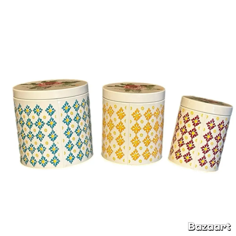 The Pioneer Woman 3 Piece Metal Garden Meadows Canister Set